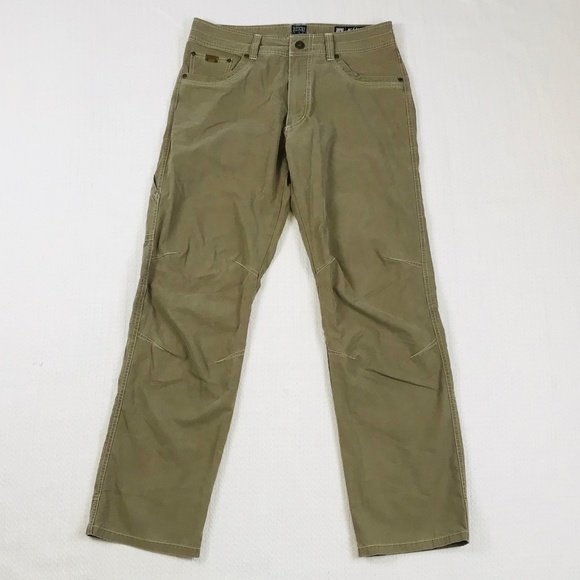 KUHL REVOLVR VINTAGE PATINADYE KHAKI PANT 32 X 32 - Picture 4 of 14